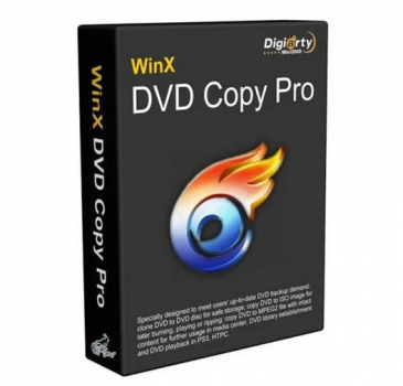 WinX DVD Copy software box